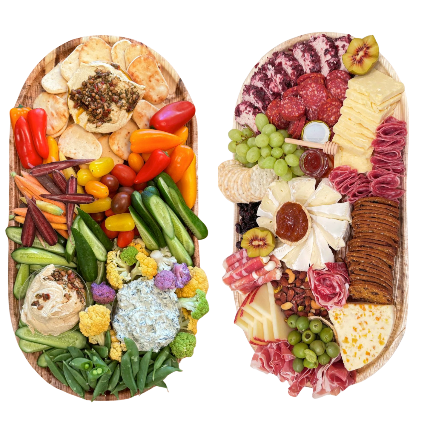 Large Charcuterie and Large Crudité